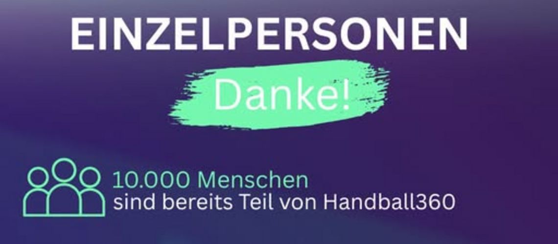 10.000 Handballer*innen sind registriert!